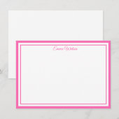 Custom Name Note Card Mitteilungskarte (Vorne/Hinten)