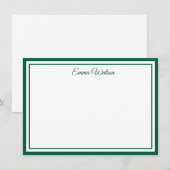 Custom Name Note Card Mitteilungskarte (Vorne/Hinten)