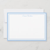 Custom Name Note Card Mitteilungskarte (Vorderseite)