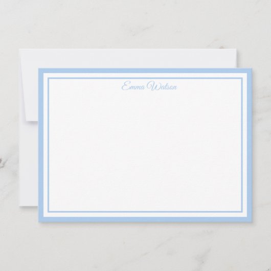 Custom Name Note Card Mitteilungskarte (Vorderseite)