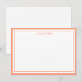 Custom Name Note Card Mitteilungskarte (Vorne/Hinten)