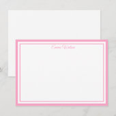 Custom Name Note Card Mitteilungskarte (Vorne/Hinten)