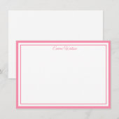 Custom Name Note Card Mitteilungskarte (Vorne/Hinten)