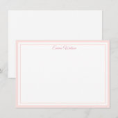 Custom Name Note Card Mitteilungskarte (Vorne/Hinten)