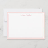 Custom Name Note Card Mitteilungskarte (Vorderseite)