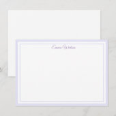Custom Name Note Card Mitteilungskarte (Vorne/Hinten)