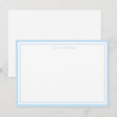 Custom Name Note Card Mitteilungskarte (Vorne/Hinten)