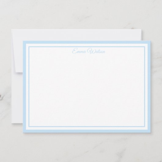 Custom Name Note Card Mitteilungskarte (Vorderseite)