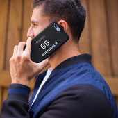 Custom Name Number Team Soccer Silhouette iPhone Hülle