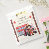 Custom Name & Occasion Cute 3D Boy Firefighter Geschenktütchen (Versiegelt)