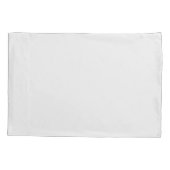 Custom Name Off White Pillowcases – Personalized Kissenbezug (Rückseite-Links)