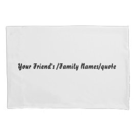Custom Name Off White Pillowcases – Personalized  Kissenbezug