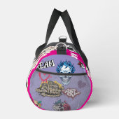 Custom name Oh yeah Graffiti Spooky colorful Duffle Bag (Rechts)
