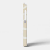 Custom Name on Beige Cream Simple Organic Pattern Case-Mate iPhone Hülle (Rückseite / Links)