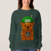 Custom Name or Photo Bearista | colonova Bear Cup Sweatshirt (Vorderseite)