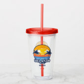 Custom Name Orlando Florida Acryltrinkbecher (Vorderseite)