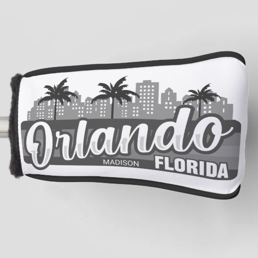 Custom Name Orlando Florida Golf Headcover (Vorderseite)