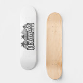 Custom Name Orlando Florida Skateboard (Vorderseite)