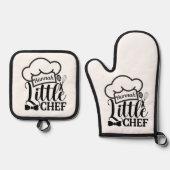 Custom name Oven Mitt & Pot Holder Set (Vorderseite)