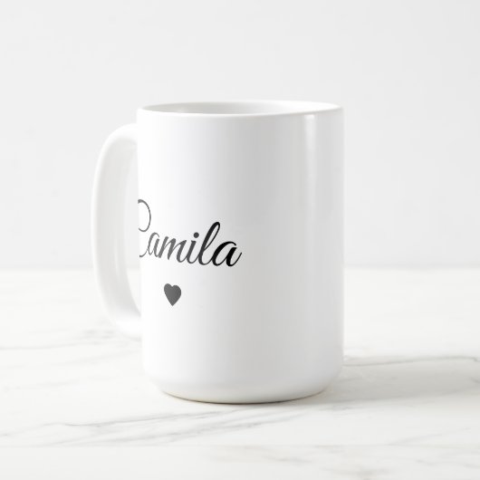 Custom Name Personalized Coffee Mug Kaffeetasse (Vorderseite Links)
