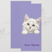 Custom Name Personalized Kitten Art Gift Einladung (Vorne/Hinten)
