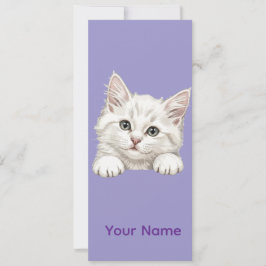 Custom Name Personalized Kitten Art Gift Einladung