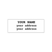 Custom Name Personalized Self-inking Simple Stamp  Permastempel (Design)