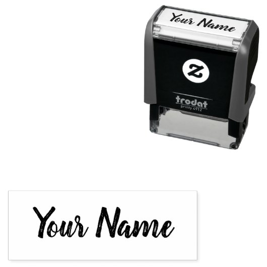 Custom Name Personalized Self-inking Stamps Sign Permastempel (Beispiel)