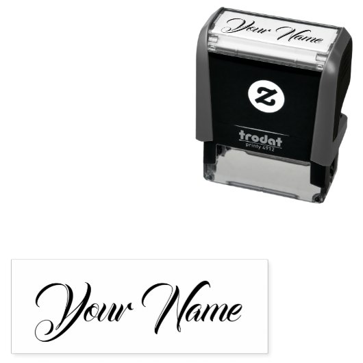 Custom Name Personalized Self-inking Stamps Stamp Permastempel (Beispiel)
