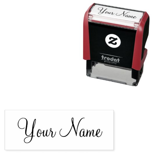 Custom Name Personalized Self-inking Stamps Stamp  Permastempel (Beispiel)