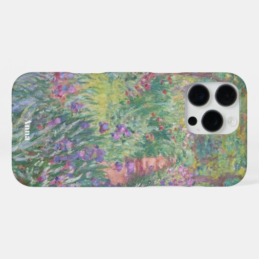 Custom Name Phone Case – Floral Gift for Her iPhone Hülle (Rückseite (Horizontal))