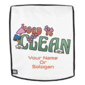 Custom Name & Photo Backpack Personalized Stylish Rucksack (Abnehmbare Front)