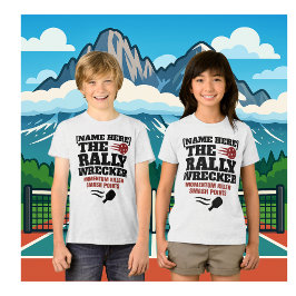 Custom Name Pickleball Rally Wrecker Tri-Blend Shirt