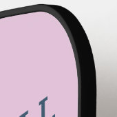 Custom Name Pink  Pickleball Schläger (Linke Seite)