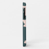 Custom name pink teddy bear silhouette Case-Mate iPhone hülle (Hinten/Links)