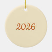 Custom Name Poodle Ornament – Handdrawn Dog Gift (Hinten)