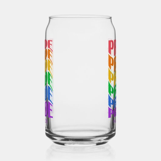 Custom Name Pride Dosenglas (Rechts)