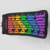Custom Name Pride Golf Headcover (Vorderseite)