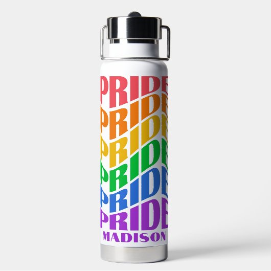 Custom Name Pride Trinkflasche (Hinten)