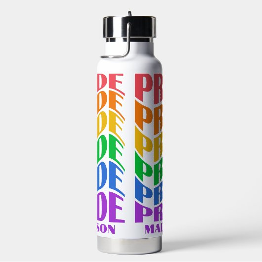 Custom Name Pride Trinkflasche (rechts)
