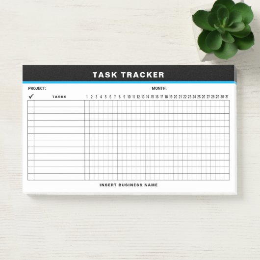 Custom Name Project Task Tracker Post-It Notes Klebezettel (Büro)