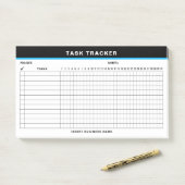 Custom Name Project Task Tracker Post-It Notes Klebezettel (Auf Schreibtisch)