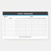 Custom Name Project Task Tracker Post-It Notes Klebezettel (Vorderseite)