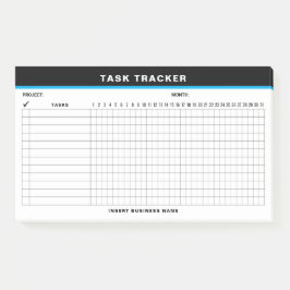 Custom Name Project Task Tracker Post-It Notes Klebezettel