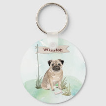 Custom Name Pug Pet Dog