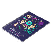 Custom Name Purple Palmistry Fortune Teller Notizblock (Linke Seite)