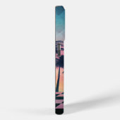 Custom Name Retro Synthwave Sunset Palm Trees Case-Mate iPhone Hülle (Rückseite / Rechts)