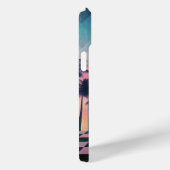 Custom Name Retro Synthwave Sunset Palm Trees Case-Mate iPhone Hülle (Rückseite / Rechts)