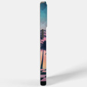 Custom Name Retro Synthwave Sunset Palm Trees Case-Mate iPhone Hülle (Rückseite / Rechts)