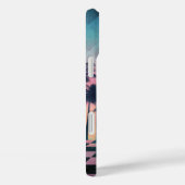 Custom Name Retro Synthwave Sunset Palm Trees Case-Mate iPhone Hülle (Rückseite / Rechts)